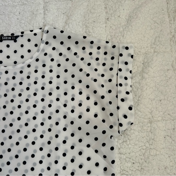 SHEIN - Polka Dot Women's Blouse - Picture 6 of 9